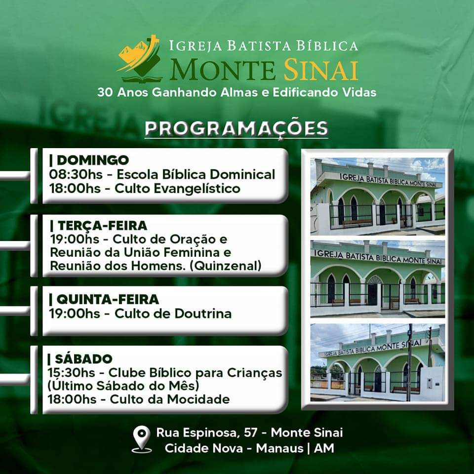 IGREJA BATISTA BÍBLICA MONTE SINAI